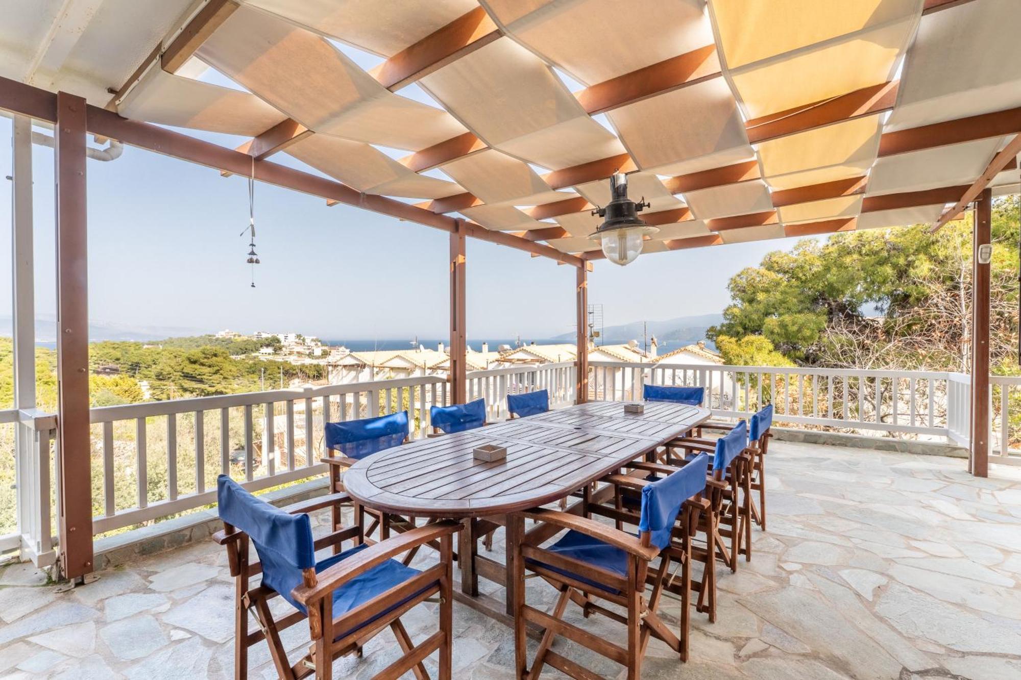 The House Of Gratitude - Poolside Retreat Villa Loutra Oraias Elenis Exteriör bild